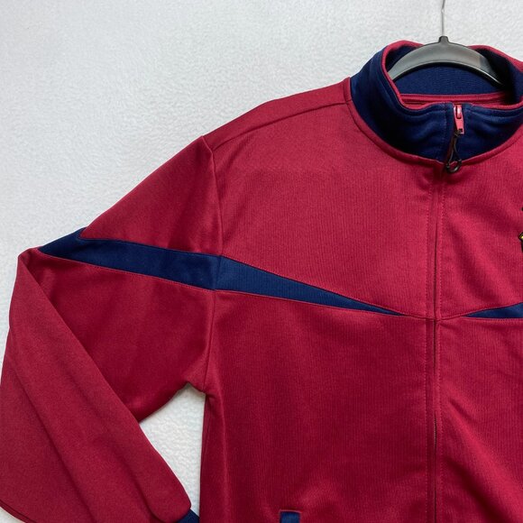 FC Barcelona Jacket Mens S Red Barca Full Zip Knit Soccer - Picture 5 of 13